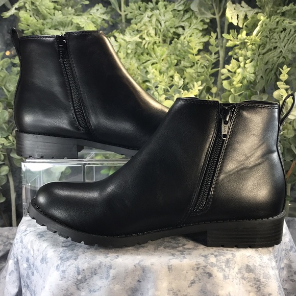 Sonoma Cilantro Black 5.25”Tall Round Toe Ankle Zip Boots Women’s 6W🌟NWT&NIB🌟 - Picture 4 of 10